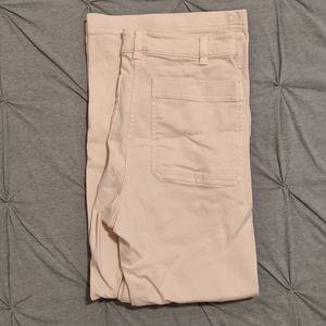 Light pink Everlane wide leg pants